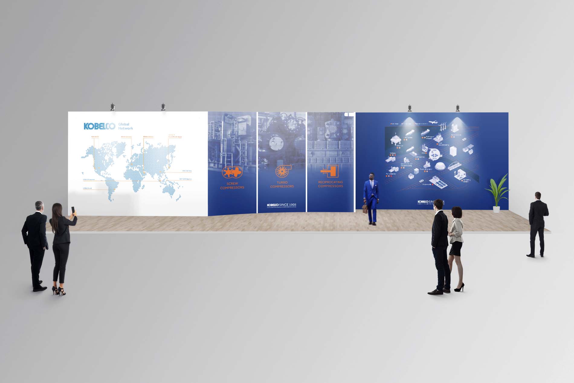 [Translate to English:] Messestand komplett preview 1