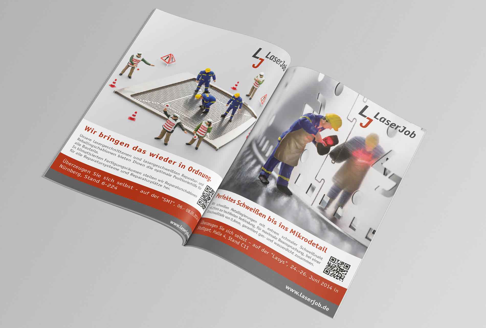 [Translate to English:] flyer Laserjob