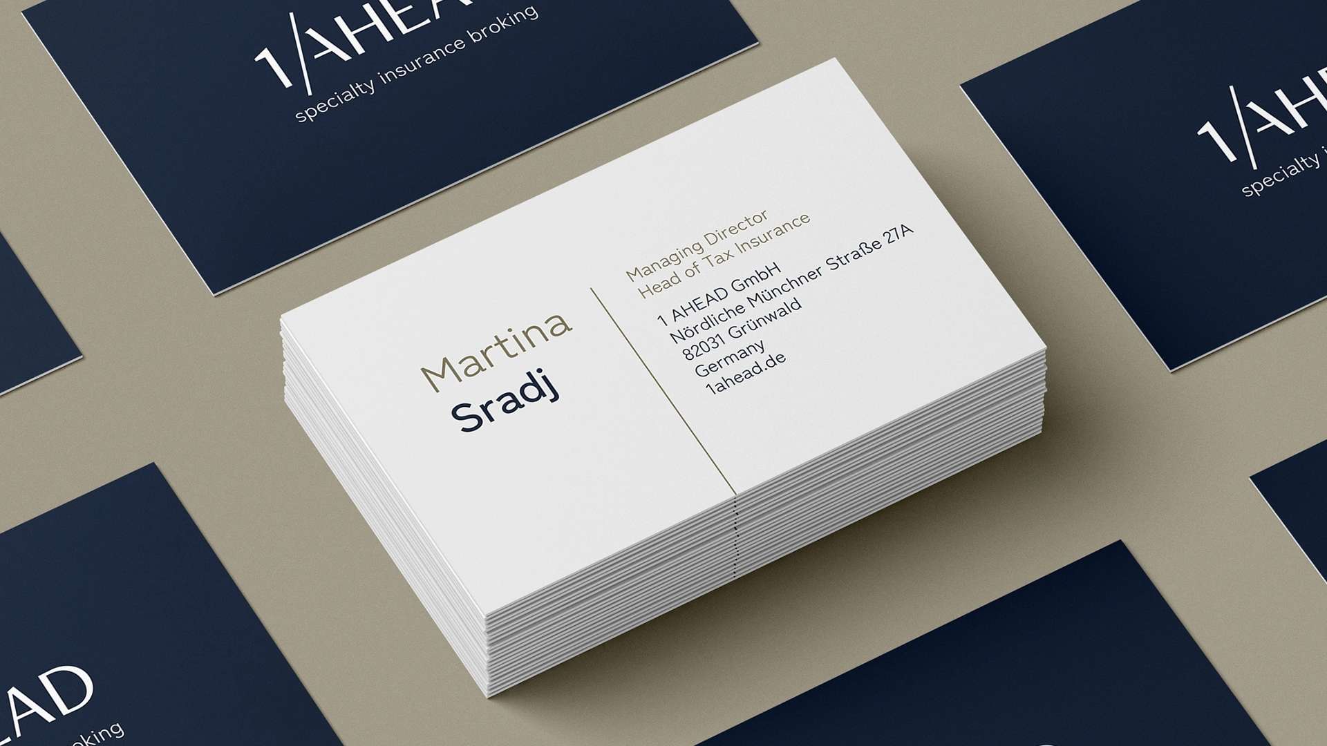 Business card from 1AHEAD