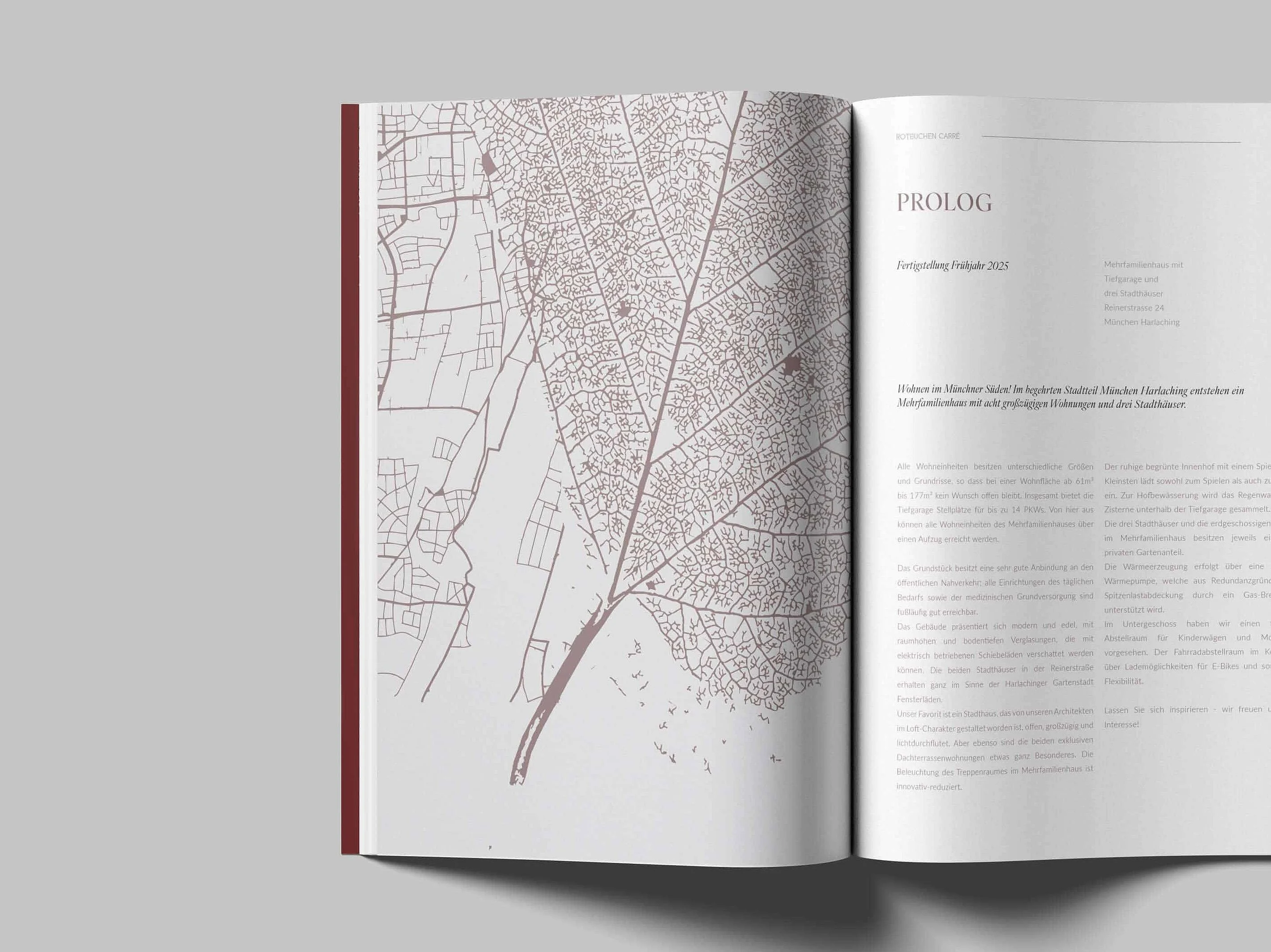 two pages of high-quality print products