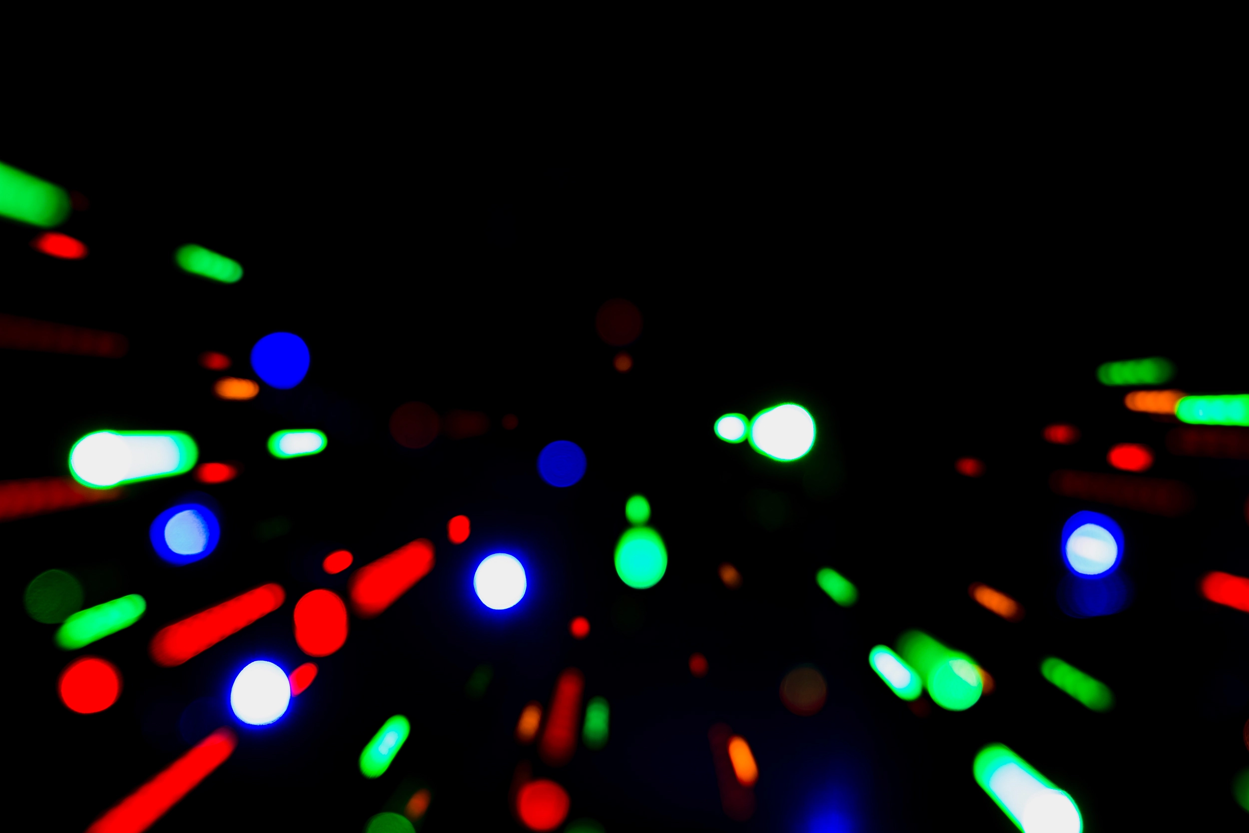Neon light in the dark