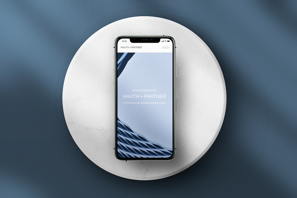Handy mockup from the Hauth&Partner website